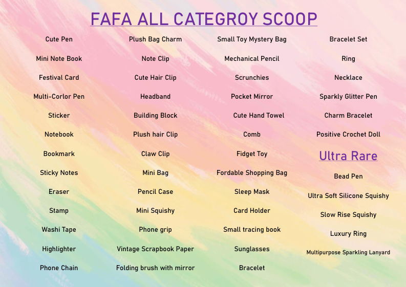 💗All Category Lucky Scoop